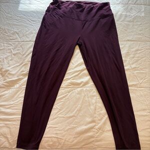 Zenana Plum Purple Leggings Size 2X